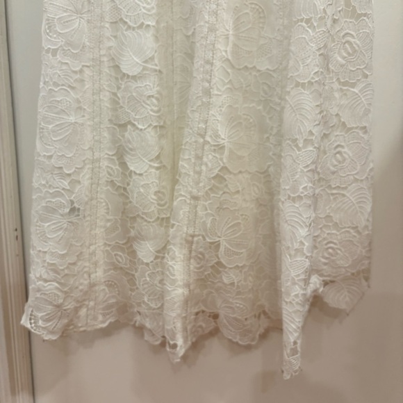 Rococo Sand | X Revolve Paris Lace Gown In White Strapless Size Small NEW - Picture 6 of 11